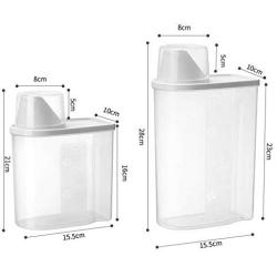 Kitchen multi-grain sealed cans/plastic transparent grain storage box/rice fresh sealed cans