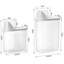 Kitchen multi-grain sealed cans/plastic transparent grain storage box/rice fresh sealed cans