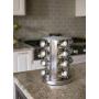 Spice Rack, 16 - Jar Revolving Countertop Spice Tower, Carousel Seasoning Storage Organization for Home & Kitchen