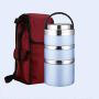Thermos Food Jar Thermos Stainless Food Flask For Kids,Storage Bag (Color : Blue)