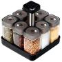 Revolving Spice Rack Organizer Caddy, Rotating Spice Storage for Cabinet and Kitchen, 8 Jar Herb and Spice Countertop Spice Rack(Spices Not Included)