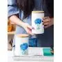 Bocal de Conservation OnePine 600ml avec Couvercle en Bambou Scellé, Pot Céramique à Fleurs pour Thé, Sucre, Café, Graines de Café Bocal de Conservation OnePine 600ml avec Couvercle en Bambou Scellé, Pot Céramique à Fleurs pour Thé, Sucre, Café, Graines de Café
