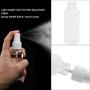 Spray Bottles 8pcs 50ml (2oz) Mini Clear Empty Mist Travel Spray Bottle with 2 Funnels and 1 Cleaning Cloth for Essential Oils, Travel and Perfumes