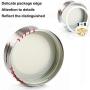 Glass Food Storage Containers with Lids Set of 4 Mini Kitchen Canisters Airtight Honey Pot