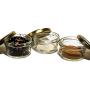 Small Mini Glass Jars With Tin Lids - 24 pack x 2 oz ? All Purpose Empty Storage Jars