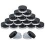 200Pcs X 2G 3G 5G 10G 15G 20G Transparent Sample Jars Pot Containers With Black Lids For Makeup Face Cream Lip Balms Storage,200Pcs X 2G