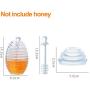Pot à sirop, conteneur de stockage, bouteille de dosage, beehive container, récipient pour confiture, ustensile de cuisine, spatule en cristal, pour petit-déjeuner, condiment, jus, confiture. Pot à sirop, conteneur de stockage, bouteille de dosage, beehive container, récipient pour confiture, ustensile de cuisine, spatule en cristal, pour petit-déjeuner, condiment, jus, confiture.