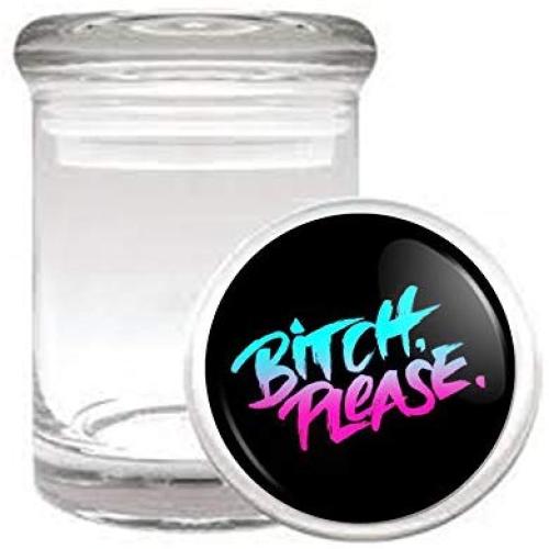 B!$@h Please! Funny Medical Odorless Glass Jar