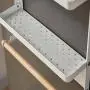 Magnetische Gewürzregal Organizer Tier Kühlschrank Gewürz Lagerregal für Ölbehälter Salz Pfeffer Kleine Dinge Weiß