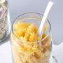 XSWZAQ Glass bottle sealed jar transparent cover grain storage tank dried fruit moisture-proof jar household food storage box large (Size : 750ml)