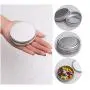 12PCS 80ML 2.7oz Silver Round Tin Containers With Tight Twist Screw Cap Aluminum Metal Cosmetic Case Jar Storage Travel Can For Lip Balm Nail Art Tea Powder Cream Candles Eye Shadow Crafts Jewelry 12PCS 80ML 2.7oz Silver Round Tin Containers With Tight Twist Screw Cap Aluminum Metal Cosmetic Case Jar Storage Travel Can For Lip Balm Nail Art Tea Powder Cream Candles Eye Shadow Crafts Jewelry