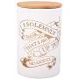 Harry Potter Marauders Map Porcelain 3 Piece Canister Set - Three Sizes with Gold Marauders Map Design