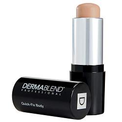 Dermablend Quick-Fix Body Makeup Full Coverage Foundation Stick, Water-Resistant Body Concealer for Imperfections & Tattoos