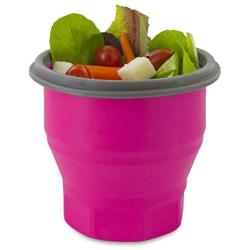 Smart Planet Collapsible Soup Salad Meal Kit, 26 oz, Pink (EC-34SSBP)