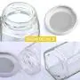 Glasbehälter mit Deckeln, Woaiwo-q 4 OZ Mason Jars Gewürzdosen Honigdosen Kleine Hexagondosen (Weiß, 25er Pack)