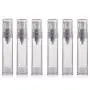12 Stück Klare Leere Tragbare Refill Airless Vakuum Pumpen Flaschen Kosmetik Make-up Creme Lotion Sample Reiseverpackung Toilettenspülung Behältnisse Glasbehälter für Emulsion Gesichtscreme Duschgel