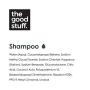 The Good Stuff Sulfate Free and Vegan Shampoo and Frizz Control Leave-In No-Rinse Conditioner Kit, For Dry and Frizzy Hair, 7.7 oz and 3.2 oz