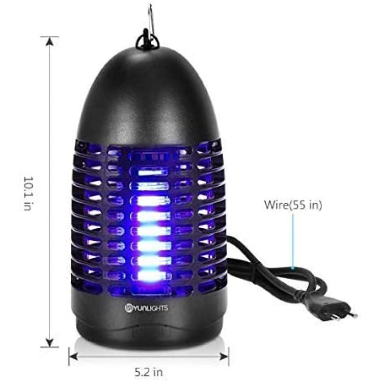 Flying Insect Trap, Indoor Plug-in Fly Trap for Home, Mosquito Killer  Indoor Gnat Moth Catcher with Night UV Light, Mosquito Attractant Fly Bug  Zapper