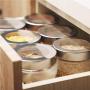 Sealed Glass Storage Jar Kitchen Food Grains Storage Bottle Tea Milk Powder Coffee Seal Storage Cans DELICATEWNN (Capacity : 800ML1)