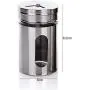 Edelstahl Gewürz Glas Küche Zubehör Gewürz Sprays Flasche für Pfeffer, Salz, Shaker-Menge, Würze-Kochen-Werkzeuge, 2 Stück (Farbe: zufällig)