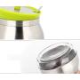 LQQGXLCondiment bottle, jar condiment storage box Spice jar stainless steel sauce jar storage container set flavoring spice jar sugar bowl sugar bowl