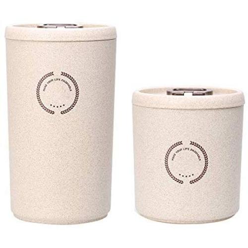 Plastic Sealed Jars, Kitchen Food Containers, Storage Spices/Oatmeal/Coffee Beans/Tea