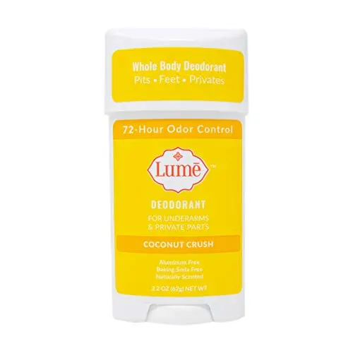 Lume Déodorant Naturel - Aisselles et Parties Intimes - Sans Aluminium, Sans Bicarbonate de Soude, Hypoallergénique et Sûr pour les Peaux Sensibles - Bâton 7,6 ml (Coconut Crush)