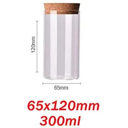 Bocal en verre de 9 tailles avec couvercle, conteneur étanche, pour stockage de grains, thé, café, haricots, bonbons, nourriture, 65x120mm, 300ml. Bocal en verre de 9 tailles avec couvercle, conteneur étanche, pour stockage de grains, thé, café, haricots, bonbons, nourriture, 65x120mm, 300ml.