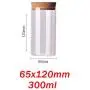 Bocal en verre de 9 tailles avec couvercle, conteneur étanche, pour stockage de grains, thé, café, haricots, bonbons, nourriture, 65x120mm, 300ml. Bocal en verre de 9 tailles avec couvercle, conteneur étanche, pour stockage de grains, thé, café, haricots, bonbons, nourriture, 65x120mm, 300ml.