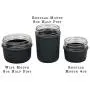 MJL 4oz Silicone Sleeve for Mason Jars (Frost, 2 Pack) MJL 4oz Silicone Sleeve for Mason Jars (Frost, 2 Pack)