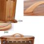 Lebensmitteltiegel & Crocks Lagerbehälter Holz Küchen Reis- und Mehl-Lagerbox, hitzebeständig, Insektenschutz, 10kg/15kg, hübsch und langlebig (Farbe: Gelb, Größe: 28,5 x 39,5 cm)