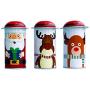 Toyvian 3pcs Christmas Tin Gift Box Cookie Candy Storage Containers Christmas Gift Tin Holders Box with Lids Christmas Candy Jars Random Pattern