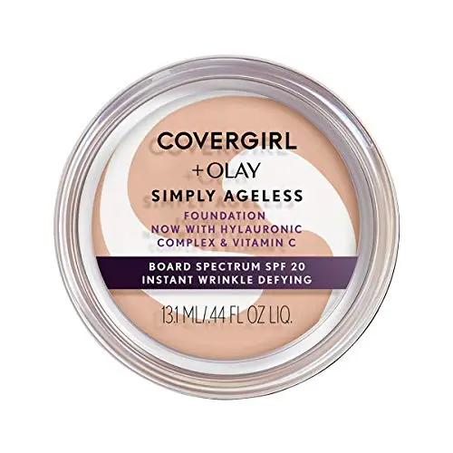 COVERGIRL & Olay Simply Ageless Instant Wrinkle-Defying Foundation, Creamy Beige COVERGIRL & Olay Simply Ageless Instant Wrinkle-Defying Foundation, Creamy Beige