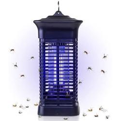 Mosquito Bug Zapper Fly Killer Bug Attractant with 1,500 Sq. Feet Coverage - Safe Silent & Effortless Electronic Operation - Outdoor and Indoor Hangable - For Patio BBQ Camping Home Kitchen and Office