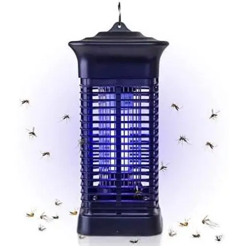 Mücken Bug Zapper Fliegengreifer mit Lockwirkung – 1.500 qm Abdeckung – Sicher, leise und problemlose elektronische Bedienung – Hängbar für drinnen und draußen – Für Patio, BBQ, Camping, Zuhause, Küche und Büro