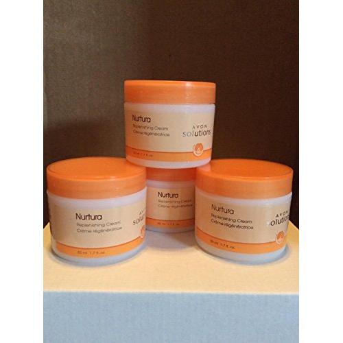 Avon Solutions Nurtura Replenishing Cream Lot of 4