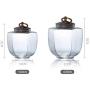 Tea Jar Kitchen Tea Storage Bottles Glass Candy Jars With Cork Lid Spices Sugar Coffee Container Receive Organizer Cans Gadgets A