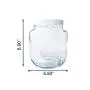 (2 Pack) 1/2 Gallon Clear Glass Jar with White Plastic Cap (2 Pack) 1/2 Gallon Clear Glass Jar with White Plastic Cap