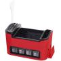 Kitchen Food Storage Jar Airtight Food Storage Multi-functional Spice Jars, Soy Sauce Vinegar Seasoning, Creative Shelf Tool Kitchen Storage Containers (Color : Red)