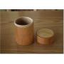 FSYEEL Tea Canister, Bamboo Tea Box Loose Leaf Tea Canisters Container Tea Storage Jar with Lid