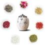 Cereal Containers Ceramic Storage Canister, Flour Tank Rice Cylinder Containers (color : A)