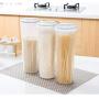 Kitchen multi-grain storage tank/plastic food storage box/noodles snacks fresh-keeping sealed cans 3 sets