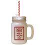 Maroon Dream Your Biggest Dreams Then Wake Up Chase Them Frosted Glass Mason Jar With Straw