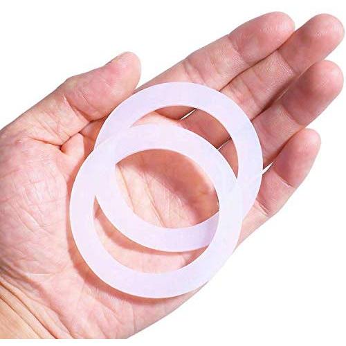 Litorange 20 PCS Reusable Food Grade Silicone Seals for Leak Proof Mason Jar Lids (Regular Mouth 2-3/4"),Plastic Storage Lids Gaskets fit Ball, Kerr - Pack of 20