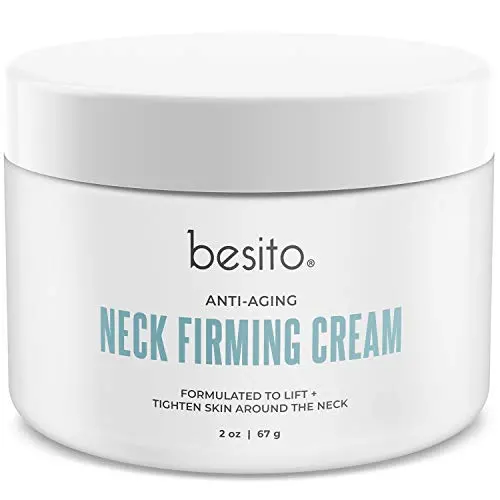 besito Advanced Neck Cream with Peptides, Vitamin E, Shea Butter, and More. Anti Aging Neck Firming Cream and Moisturizer Helps Reduce Wrinkles, Fine Lines and Age Spots. besito Advanced Neck Cream with Peptides, Vitamin E, Shea Butter, and More. Anti Aging Neck Firming Cream and Moisturizer Helps Reduce Wrinkles, Fine Lines and Age Spots.