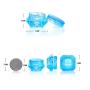 Wowlife 60Pcs 5 Gram/5 ML Cosmetic Sample Empty Container Diamond Plastic Jars for Cream, Eye Shadow, Nails, Powder, Jewelry, Lip balms, Toners