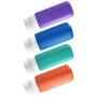 Leak Proof Refillable Silicone Travel Bottles - 3oz Travel Size Containers - Squeeze Bottle with TSA Bag