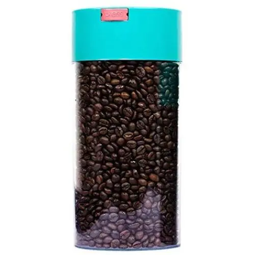 Kaffeebohnen versiegelte Dosen Küchen Lebensmittel Lagerbehälter versiegelter Jar Kaffeebohnen versiegelte Dose für Lebensmittel Lagerbehälter Kekse Süßigkeiten Zucker Gewürze Getreide Küchen Lagerung (Farbe: Eine Farbe, Größe: L)