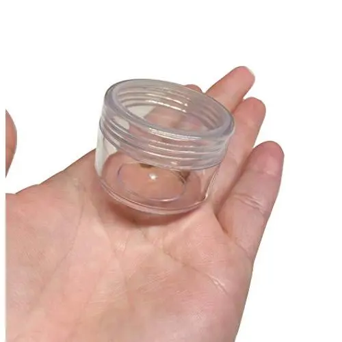 24PCS 10ML 10Gram Small Cosmetic Sample Containers Jars Bottle Storage Container Empty Plastic Round Pot Tiny Makeup Glitter Containers with lids For Nial Arts, Eye Shadow, Powder, Jewelry, Beads 24PCS 10ML 10Gram Small Cosmetic Sample Containers Jars Bottle Storage Container Empty Plastic Round Pot Tiny Makeup Glitter Containers with lids For Nial Arts, Eye Shadow, Powder, Jewelry, Beads