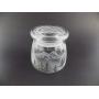 IncisoArt Hand Etched Vibe Storage Jar Sandblasted (Sand Carved) Glass Handmade USA Custom (Howling Wolf Moon Forest Mountains, 12.25 Ounce (362ml))